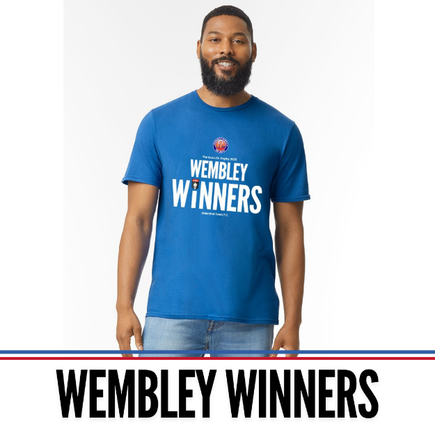 Picture of WEMBLEY WINNERS T-SHIRT BLUE ADULT (PRE-ORDER ONLY)