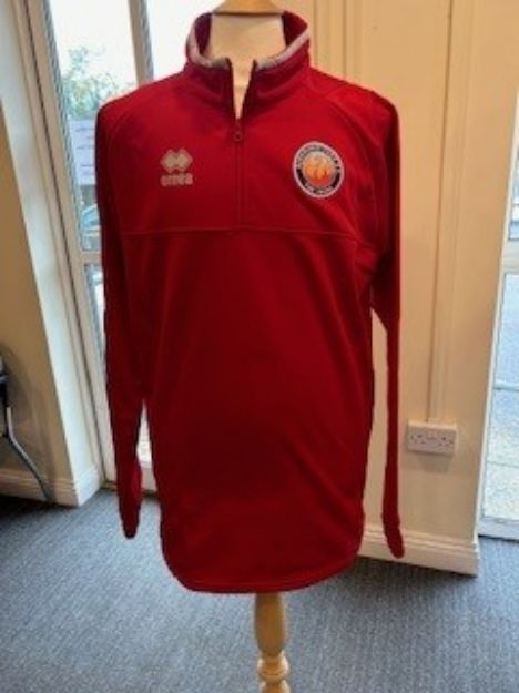 Picture of ERREA- RED MANSEL 1/4 ZIP TOP 