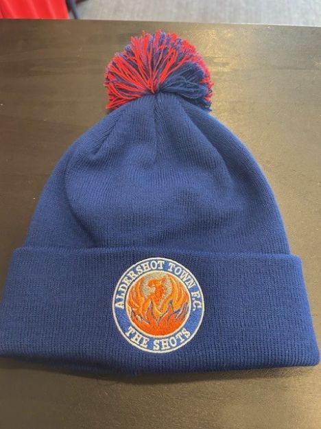 Picture of BLUE/RED BOBBLE HAT